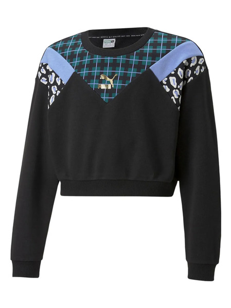  Puma Kids Cropped Sweatshirt - Black 