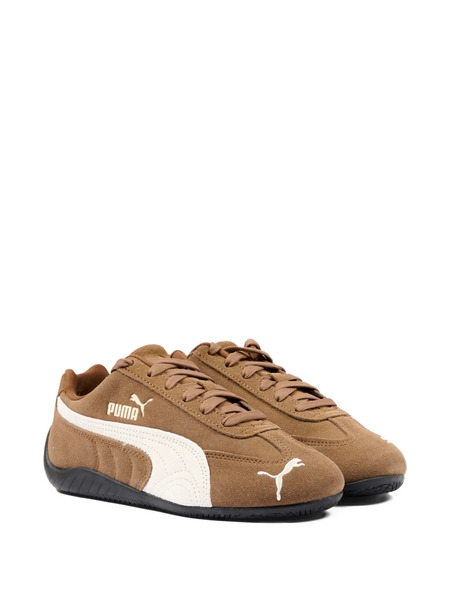  Puma Kids Logo Stripe Sneakers - Brown 