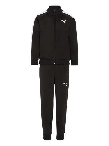  Puma Kids Logo Tracksuit - Black 