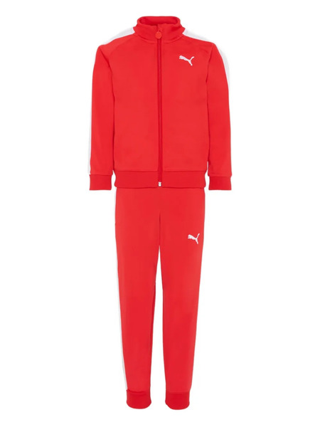  Puma Kids Logo Tracksuit - Red 