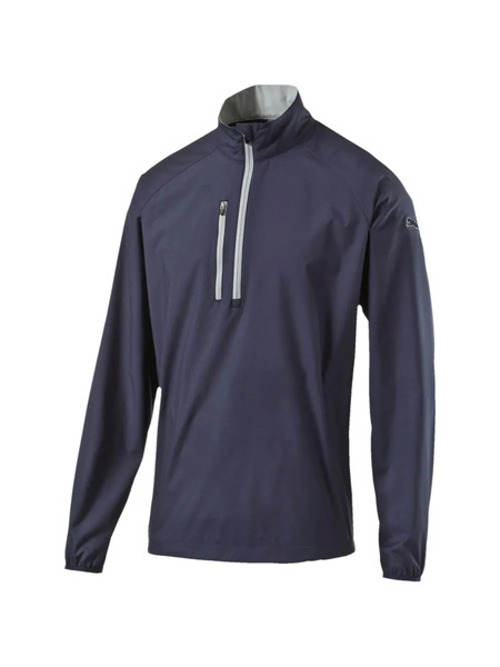  Puma Logo-print Long-sleeve Wind Jacket - Blue 