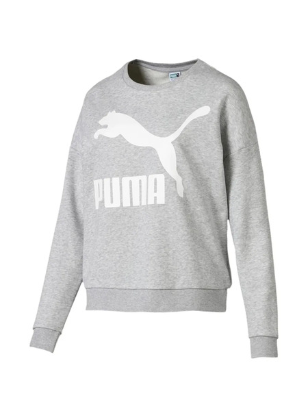  Puma Logo-print Sweatshirt - Grey 