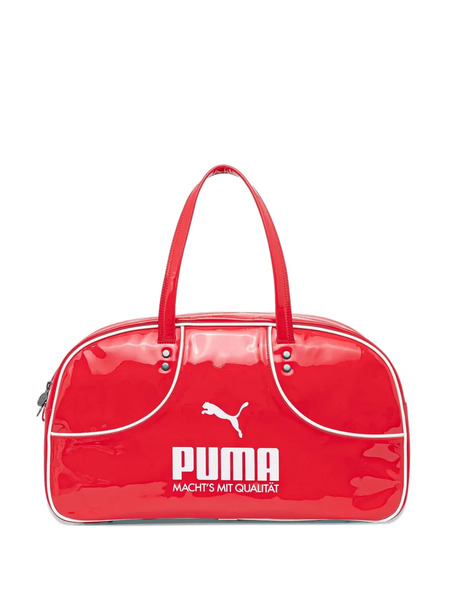  Puma Logo Top-handle Tote Bag - Red 