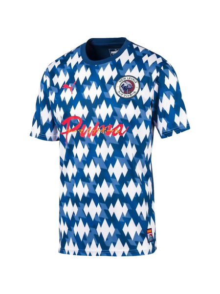  Puma Showdown Patterned Jersey - Blue 