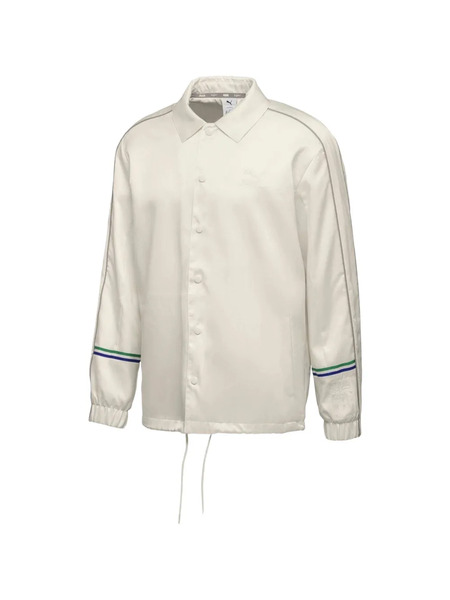  Puma Striped-detail Jacket - Neutrals 