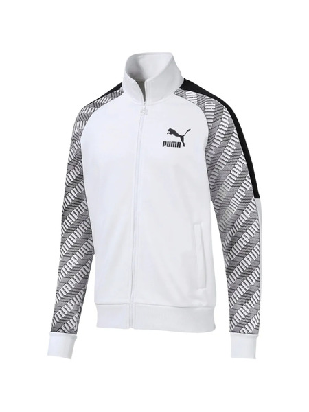 Puma T7 Zip-up Track Jacket - White 