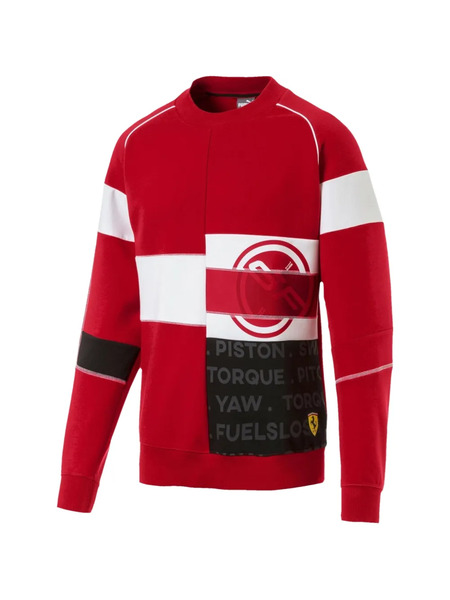  Puma X Ferrari Crew-neck Sweatshirt - Red 