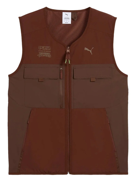  Puma X Tmnt Pumatech Cargo Gilet - Brown 