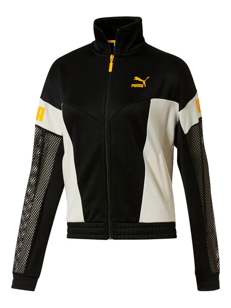  Puma Xtg Flourish Mesh-panel Sweatshirt - Black 