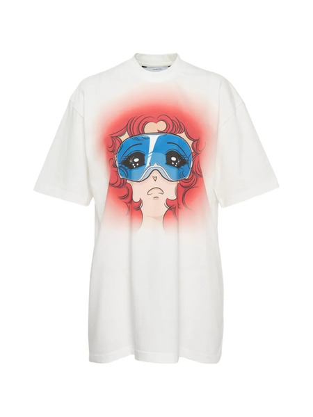  Pushbutton Graphic-print T-shirt - White 
