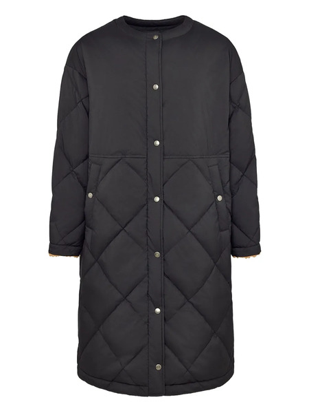  Pyrenex Blossom Quilted Coat - Black 