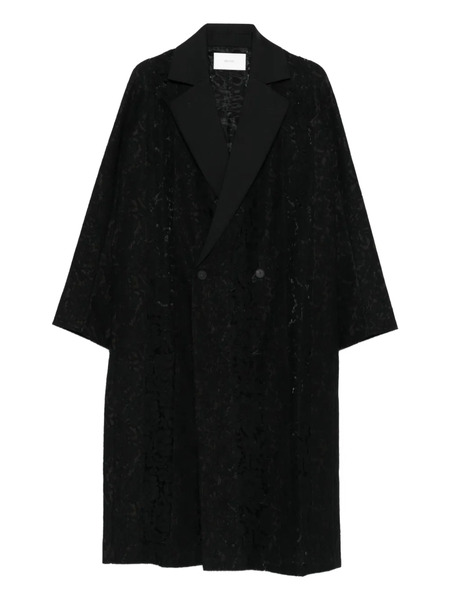  Quetsche Patterned-jacquard Coat - Black 