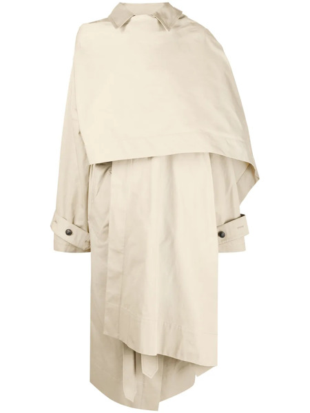  Quira Layered Long-sleeved Jacket - Neutrals 