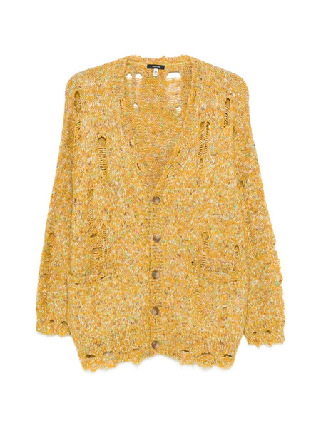  R13 Button Cardigan - Yellow 