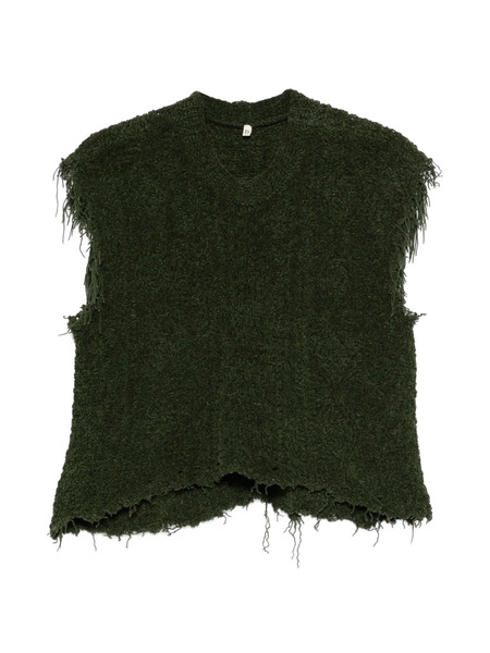  R13 Cable Knit Vest - Green 