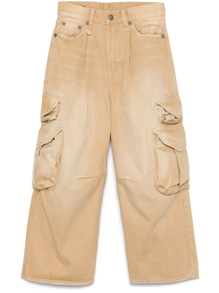  R13 Cargo Trousers - Brown 