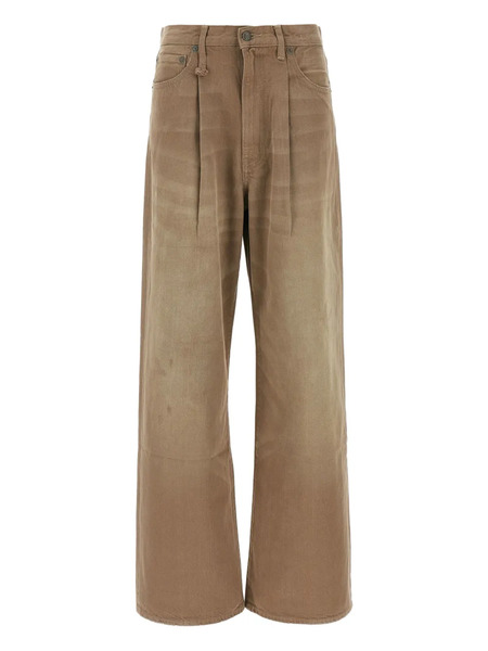  R13 Damon Pleated Jeans - Neutrals 