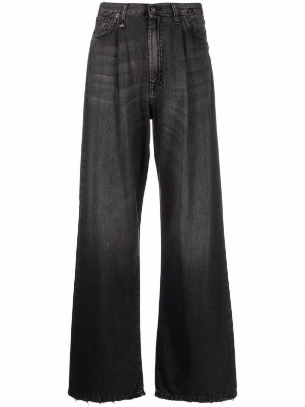  R13 Ellery Wide-leg Jeans - Grey 