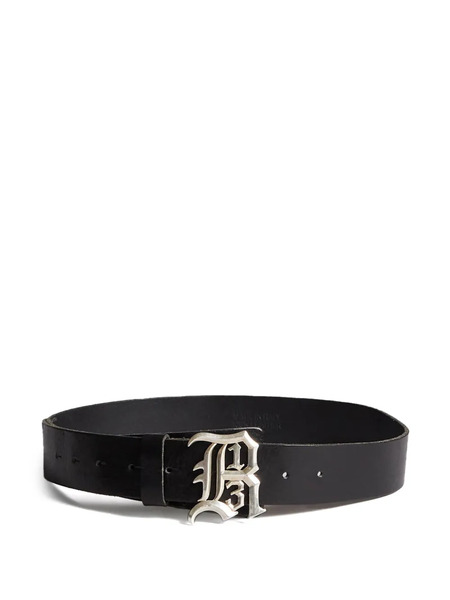  R13 Logo-buckle Belt - Black 