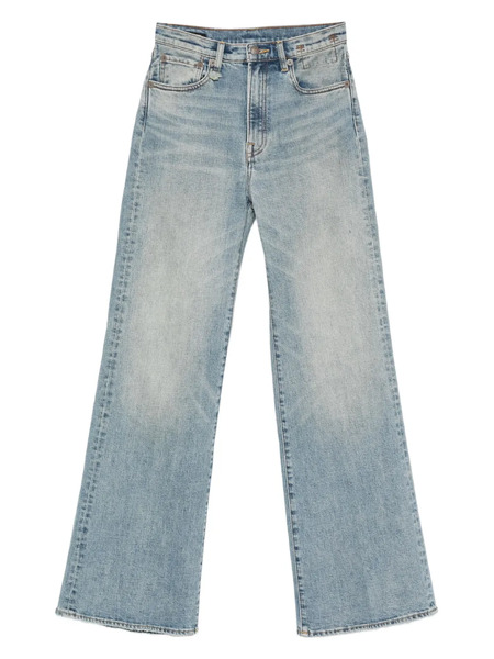  R13 Logo-patch Jeans - Blue 