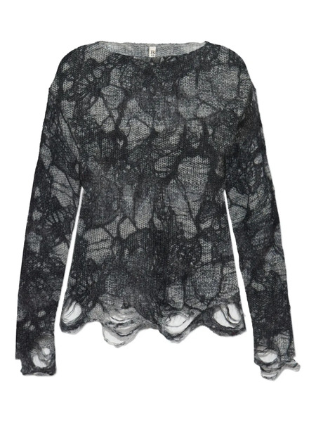  R13 Open-knit Sweater - Black 