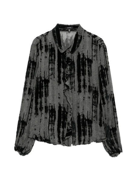  R13 Ruffled Shirt - Black 