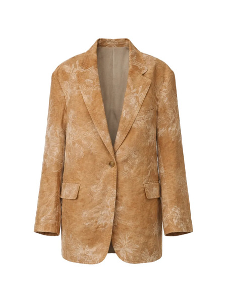  R13 Single-breasted Blazer - Neutrals 