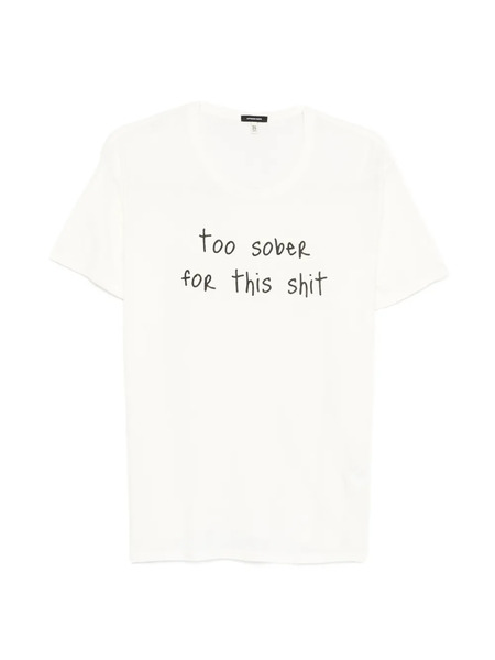  R13 Too Sober Printed T-shirt - Neutrals 