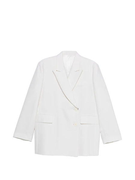  R2w Button Double-breasted Jacket - White 