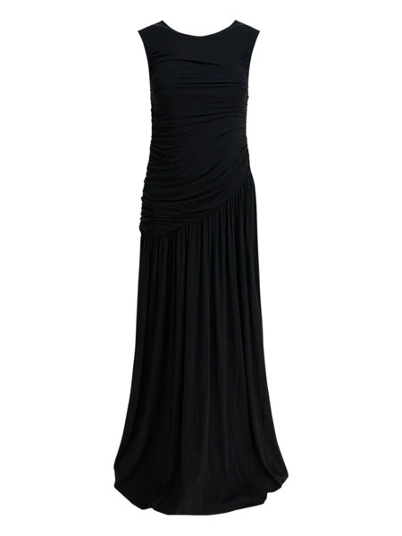  R2w Ruched Maxi Dress - Black 