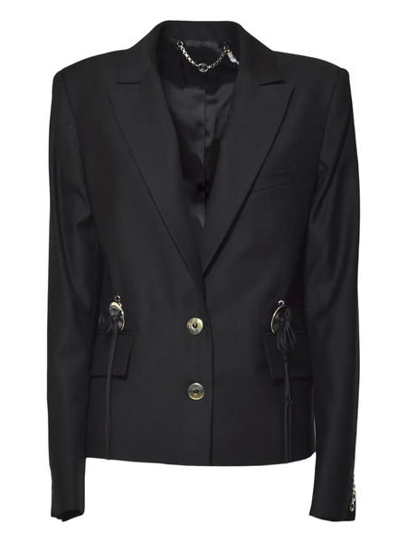  Rabanne Buttoned Blazer - Black 