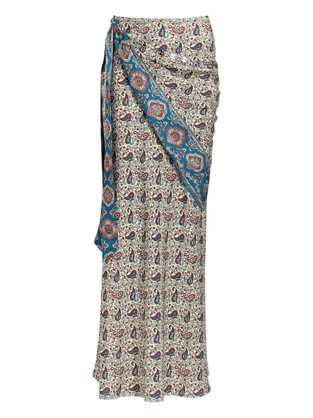  Rabanne Printed Maxi Skirt - Neutrals 