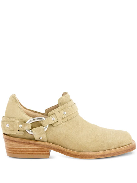  Rabanne Xl Link Biker Ankle Boots - Neutrals 