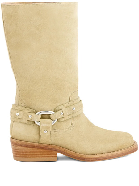  Rabanne Xl Link Biker Boots - Neutrals 