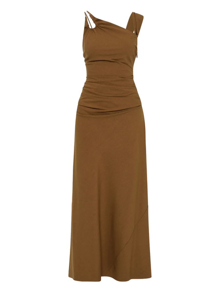  Rachel Gilbert Fitz Cut-out Maxi Dress - Brown 