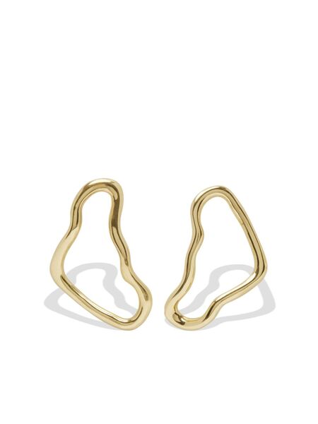 Rachel Gilbert Jupiter Sculpted Earrings - Gold 
