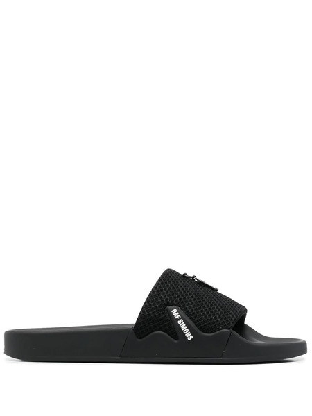  Raf Simons Astra Logo Slides - Black 