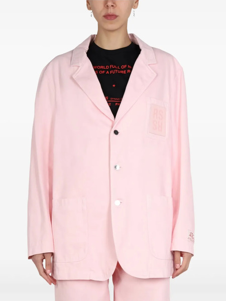  Raf Simons Button-fastening Blazer - Pink 