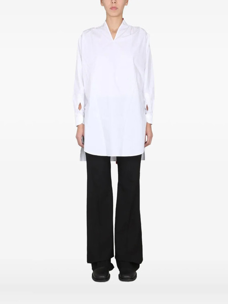  Raf Simons Buttoned Long-sleeved Blouse - White 