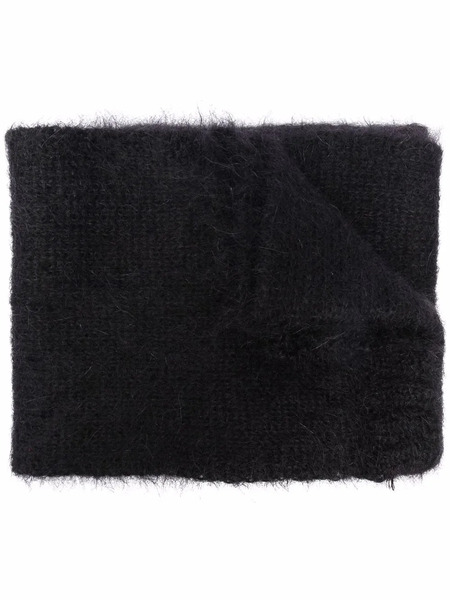  Raf Simons Extra Long Mohair-blend Scarf - Black 