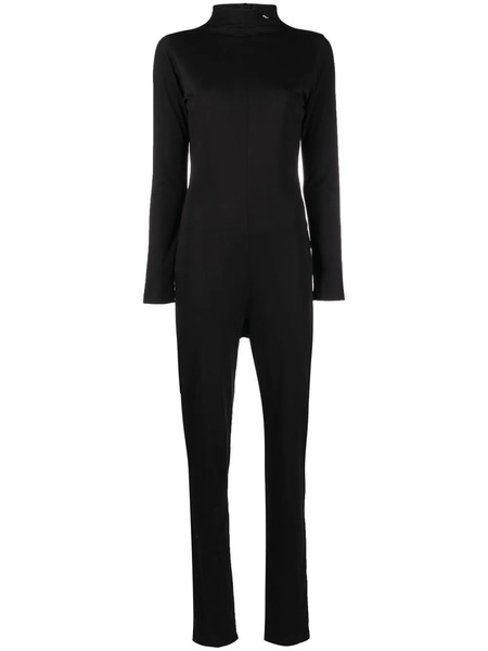  Raf Simons Funnel Neck Logo Jumpsuit - Black 
