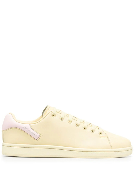  Raf Simons Orion Leather Sneakers - Yellow 