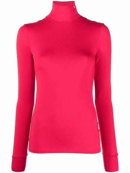  Raf Simons Roll-neck Jersey Top - Red 