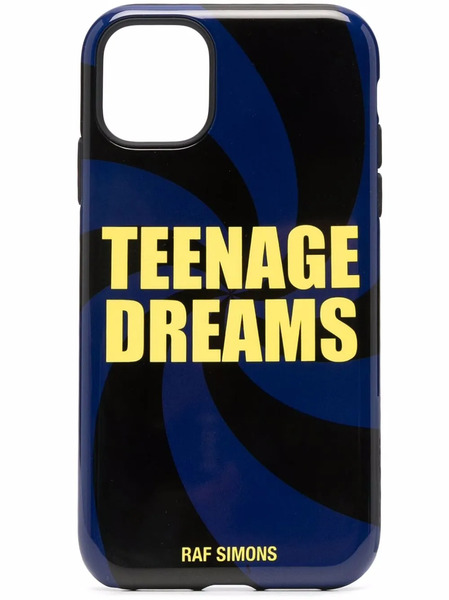  Raf Simons Teenage Dreams Iphone 11 Case - Black 