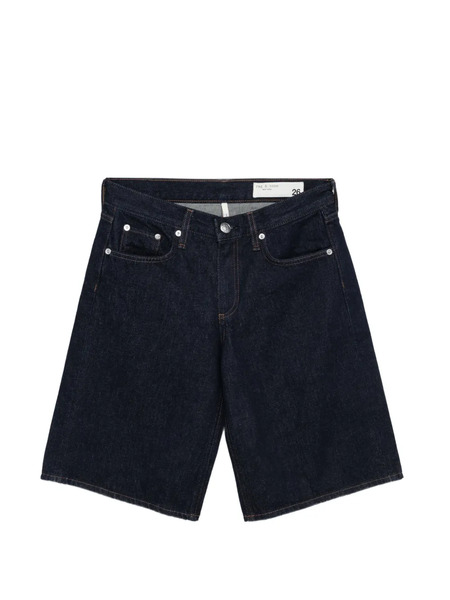 Rag & Bone Ariel Buttoned Shorts - Blue 