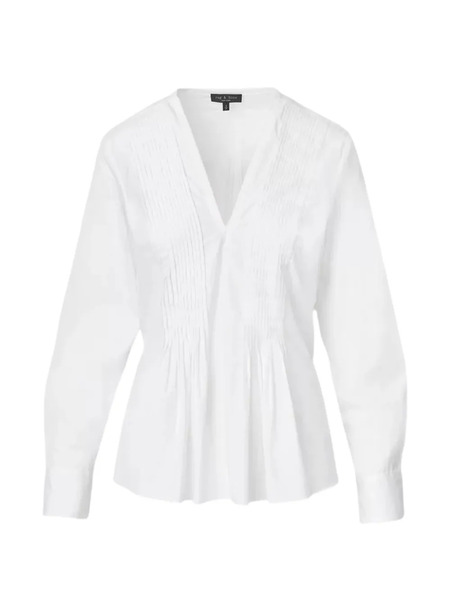  Rag & Bone Asher V-neck Blouse - White 