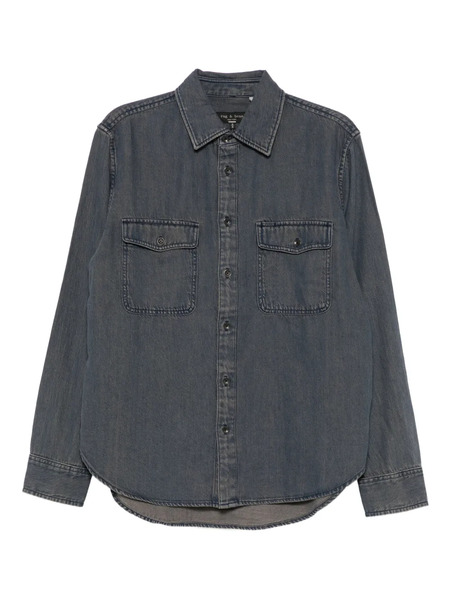  Rag & Bone Button-up Denim Shirt - Blue 