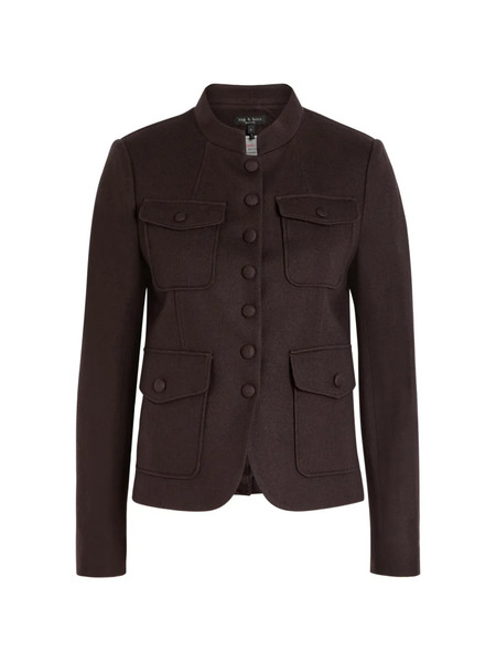  Rag & Bone Buttoned Pocket Jacket - Brown 