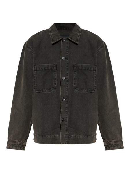  Rag & Bone Buttoned Pocket Shirt Jacket - Brown 