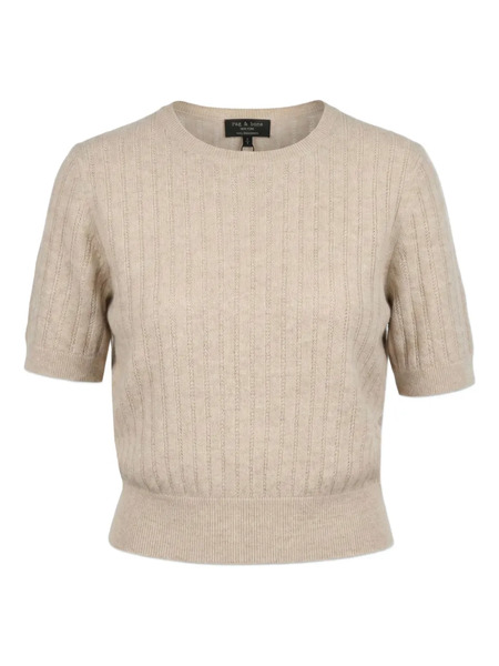  Rag & Bone Cashmere T-shirt - Neutrals 